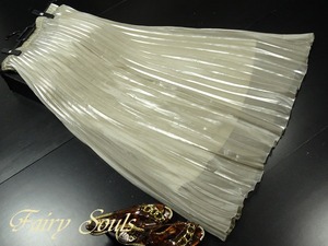 ★送料無料★フリ－（F)☆光沢シャイニ－プリ－ツスカ－ト(SKN9640)