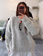 【新作5％OFF・3日間】Curly Volume Knit_4colors