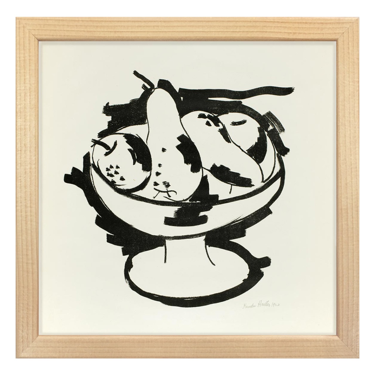[額縁付き] Bowl of Fruit フルーツ アートポスター 223×223mm 天然木 ポスターフレーム 木製 絵画 名画 日本製 APFS100 - 6