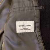 UNITED ARROWS ユナイテッドアローズ グリーンレーベル VICTORIAN WOOL チェスターコート L/チャコール