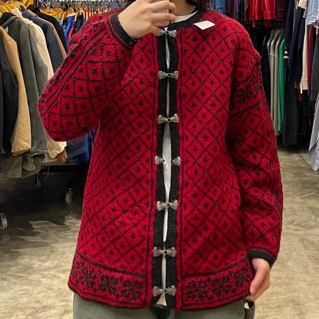 チロリアンカーディガン/ニット