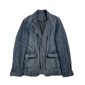 ZARA MAN ザラ テーラード デニムジャケット M/インディゴ系 メンズ  ワーク トルコ製