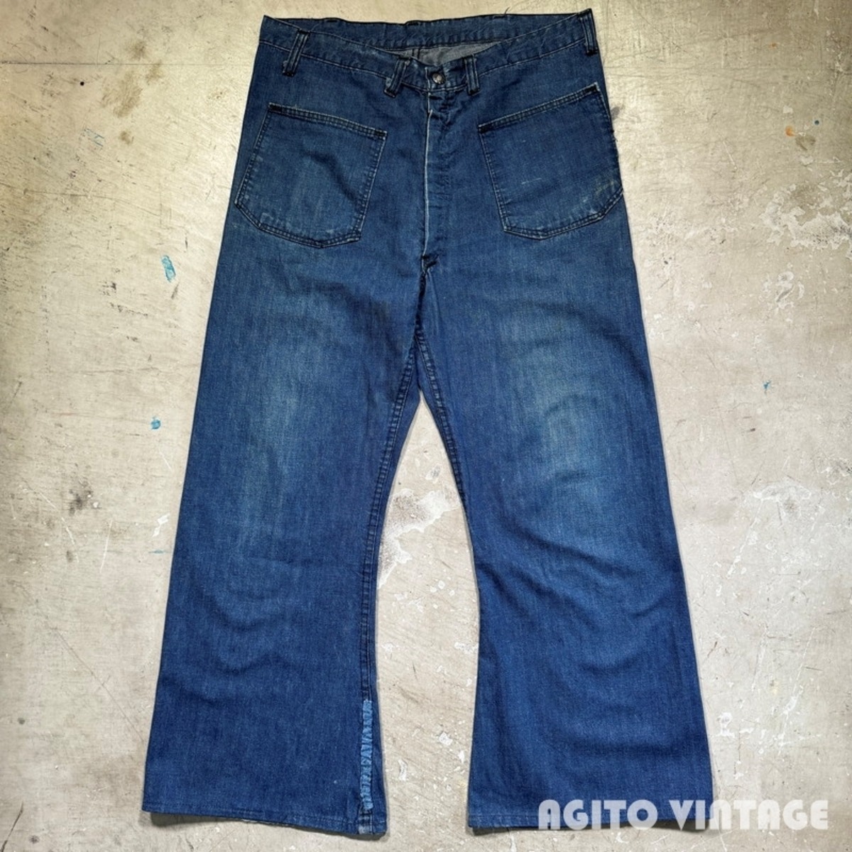 60s US NAVY セーラーパンツ ワイドパンツ ウール vintage 60\u0027s 