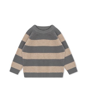 Konges Sløjd / VITUM KNIT BLOUSE_SLEET STRIPE（2y,3y,4y）