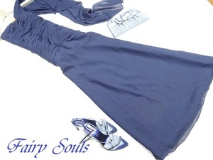 ★送料無料★Ｌ（11号）☆イブニングロングカラ－ドレス(OPN3013)