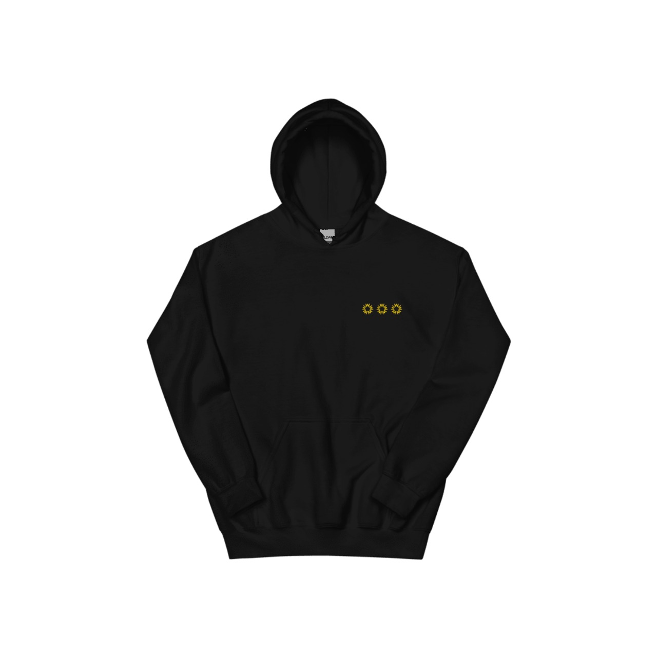 【150】Mitsuboshi Logo Hoodie Black/Gold