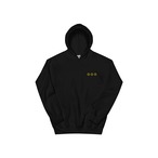 【150】Mitsuboshi Logo Hoodie Black/Gold
