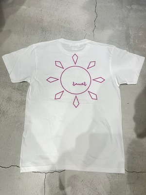 【ホワイト】original SUN LOGO TEE