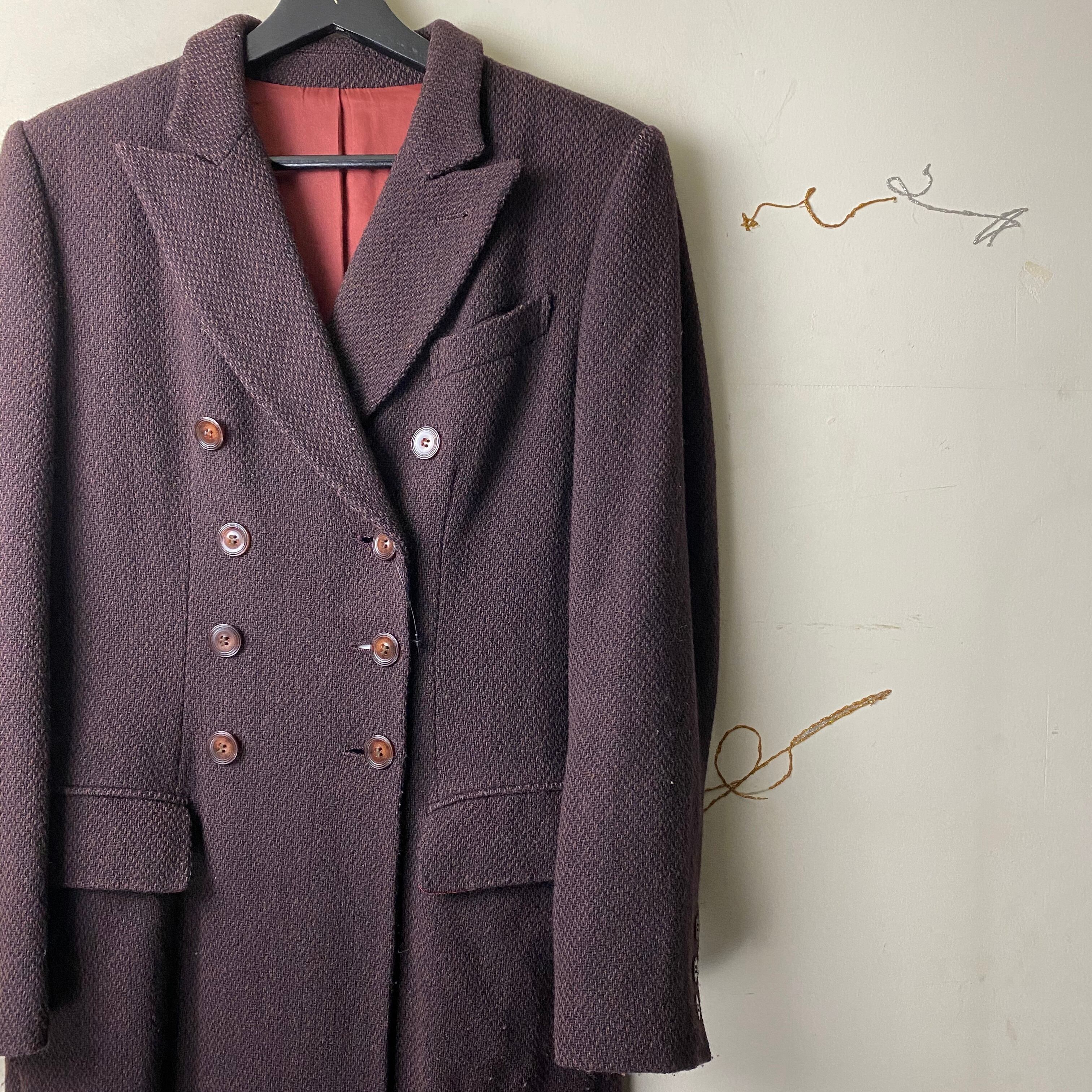 JEAN PAUL GAULTIER CLASSIQUE double breasted A-line coat | NOIR ONLINE