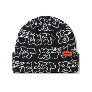 BUTTER GOODS BIG APPLE CUFF BEANIE BLACK