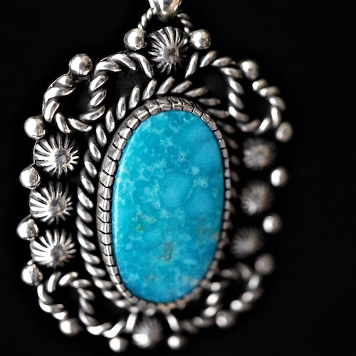 『一点物』”Arizona Turquoise” Pendant