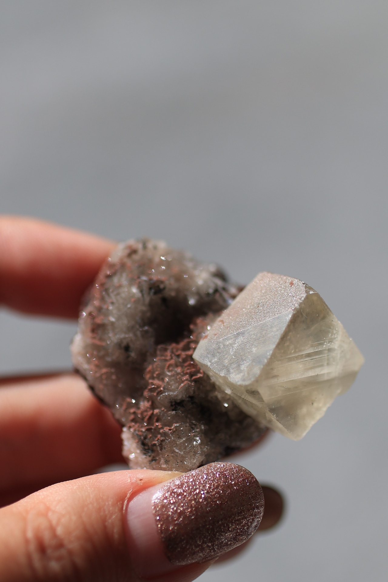 カルサイト×ヒューランダイト 「二つの出会い」Calcite  ◇ 天然石・鉱物・パワーストーン・原石 | st00397