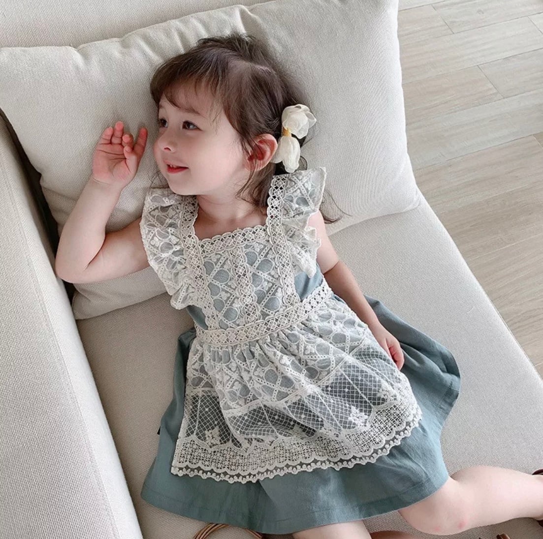 【即納有】クラシックレースエプロンワンピース 》》》》》》レース エプロンドレス ワンピース 韓国ファッション インポート