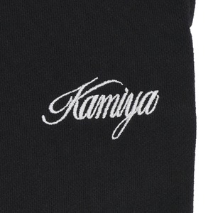 【KAMIYA】"""Girl Patch"" Bootcut Sweat Pants T/C"