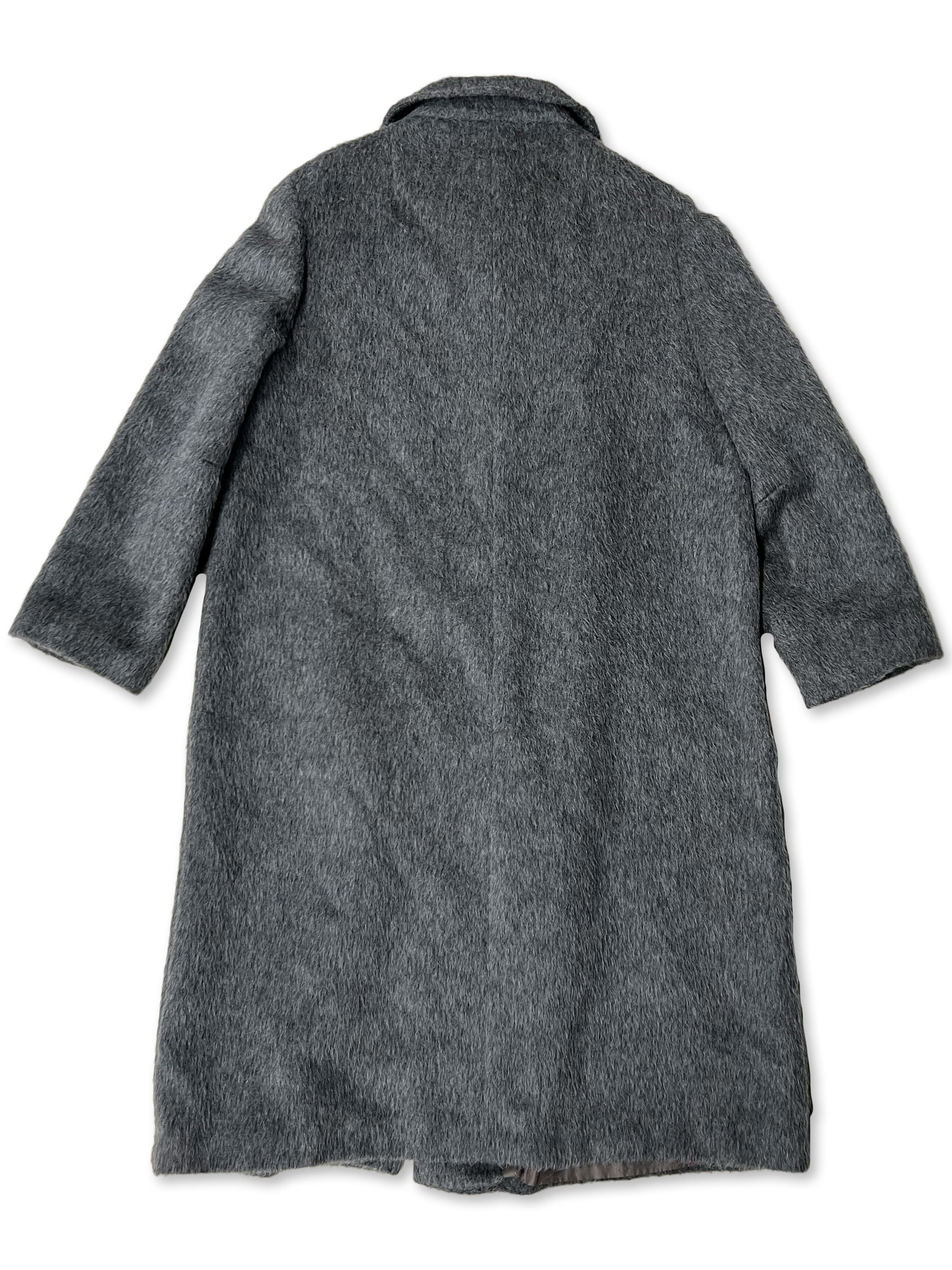 vintage alpaca medium coat ( light gray ) | Hélle ( ｴﾙ )