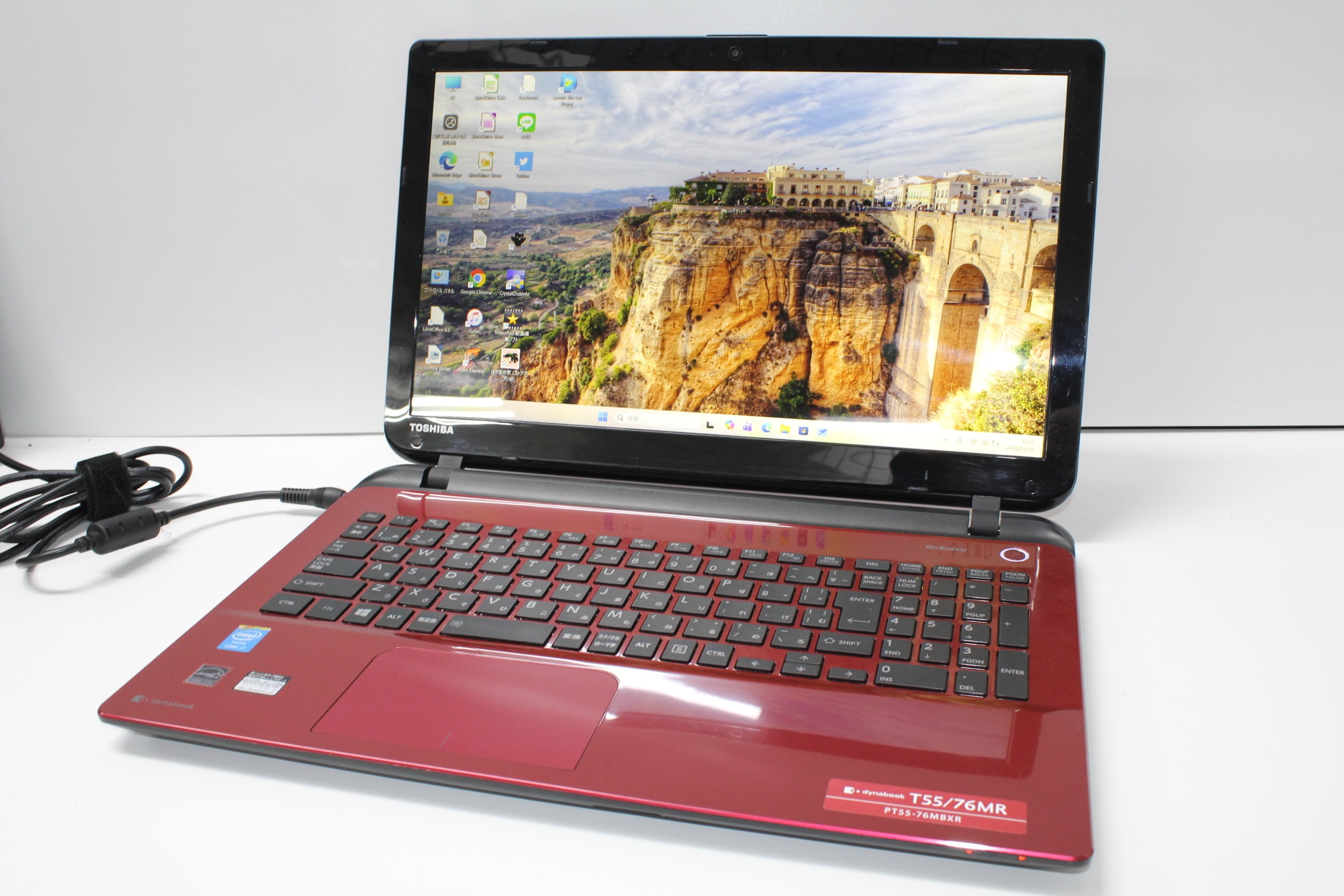 【中古ノートPC】東芝〈dynabook T55/76MR〉Intel Core i7/SSD512GB/メモリ8GB ⑤ 中古ノートPC】東芝〈dynabook T55/76MR〉Intel Core i7/SSD512GB