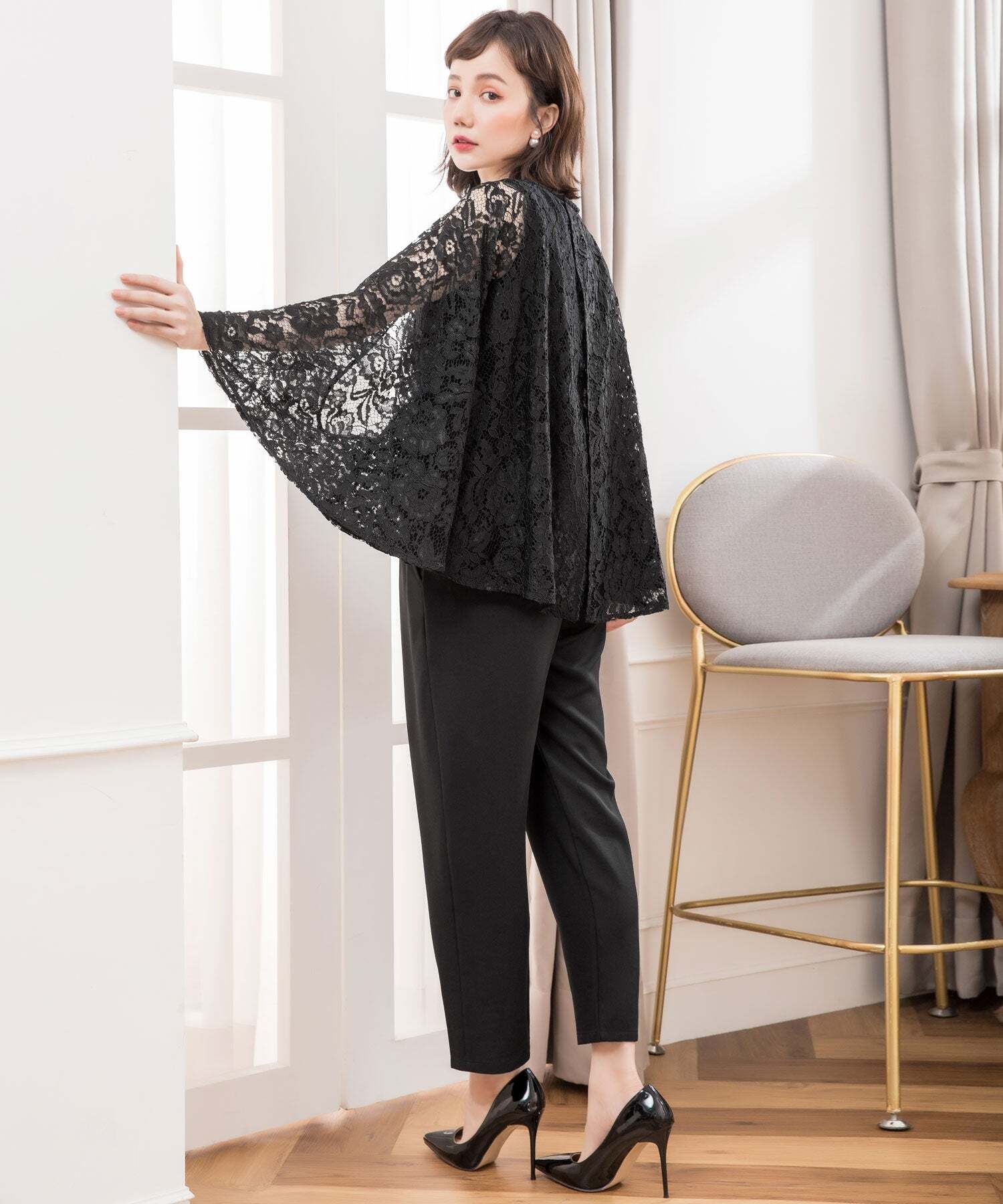 即日配送 送料無料 4way パーティードレス パンツスーツ セットアップ