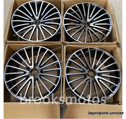 メルセデスベンツ W223 S クラスメイバッハ 21x9/10 21"新しいスタッガースタイルホイール 4本セット 鋳造 -BRN-11909★