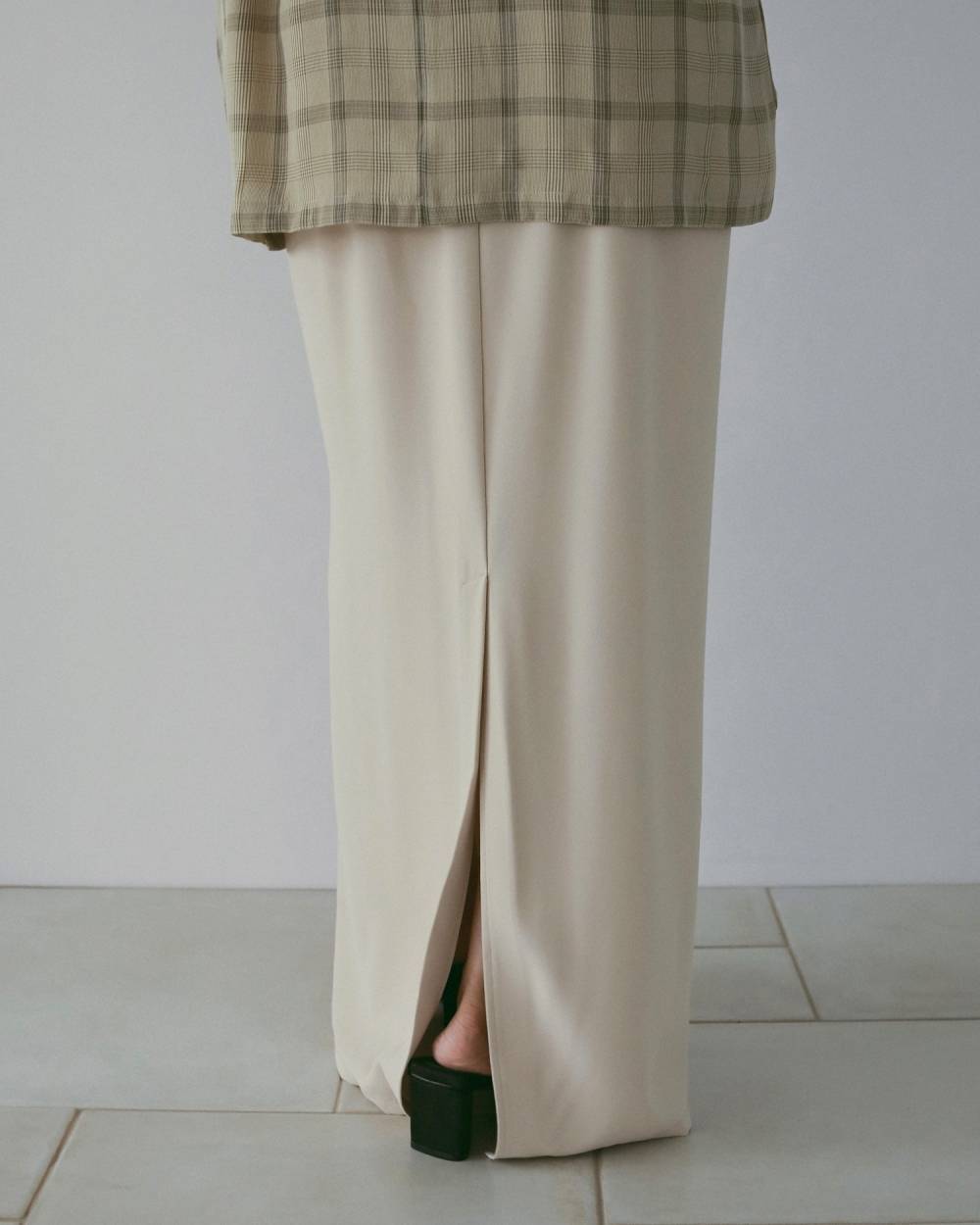 anuke 】Georgette Pencil Skirt | valance 福井｜レディース セレクト