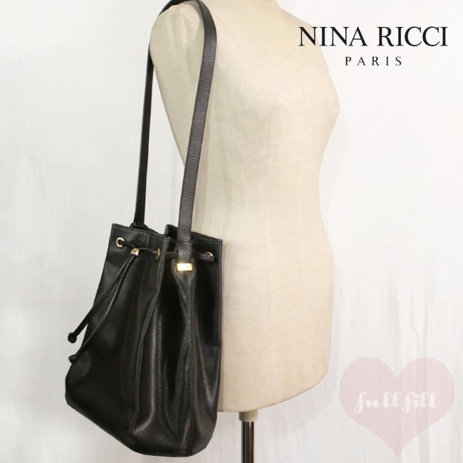 NINA RICCI ニナリッチ レザー ショルダーバッグ