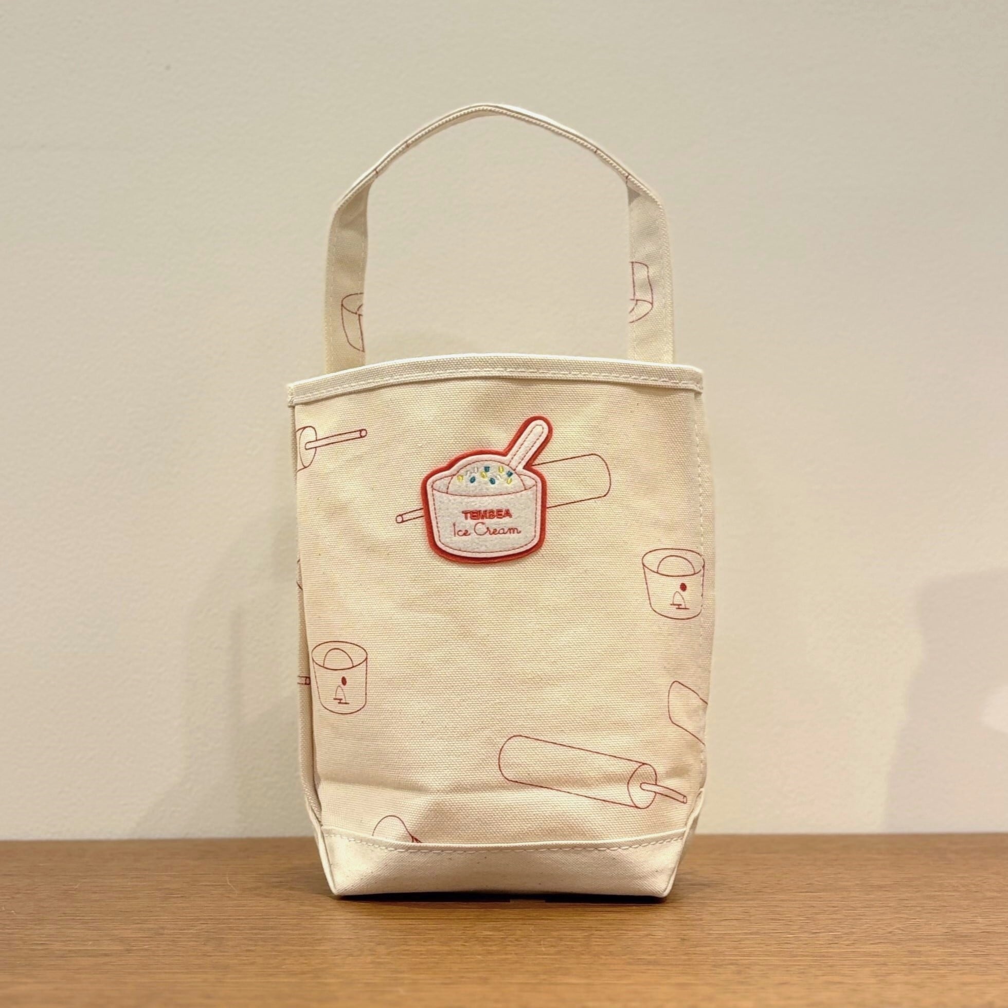 TEMBEA テンベア バゲットトートミニ〈 Ice+Wappen 〉 TEMBEA │ BAGUETTE TOTE MINI + WAPPEN | ICE +WAPPEN / NATURAL