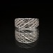 Vintage Costume Ring [1980s-] [925 Rolled Silver] Lattice Design