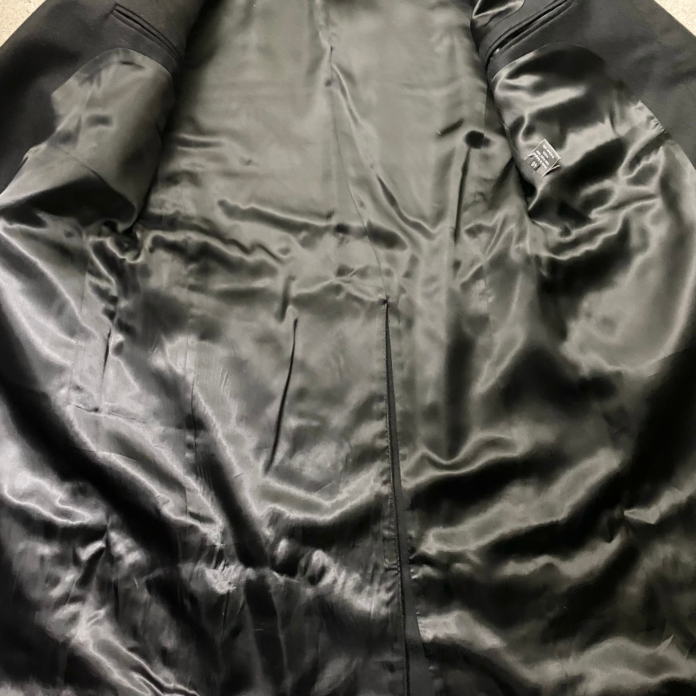 early RAF SIMONS wool chestesfield coat | NOIR ONLINE