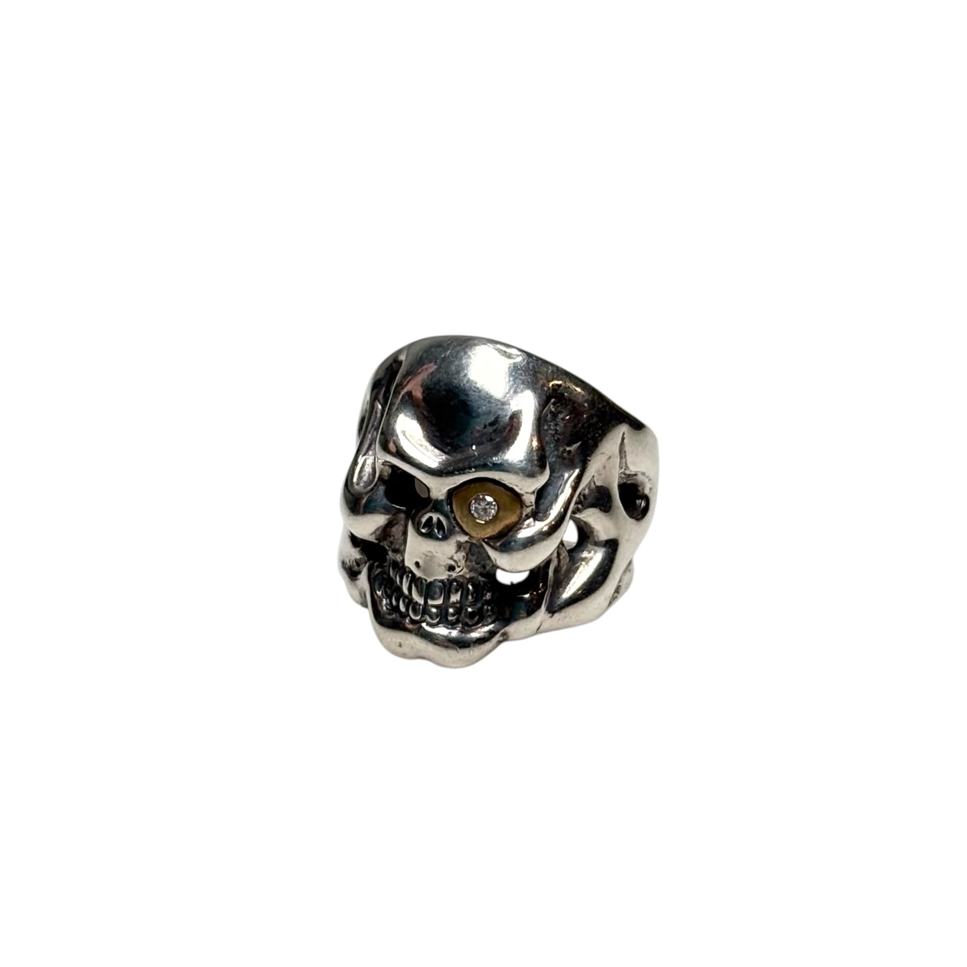 HOORSENBUHS heavy gauge silver ring “le teef dame” | NOIR ONLINE
