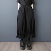 バルーンシルエット ギャザー ワイドパンツ 00167