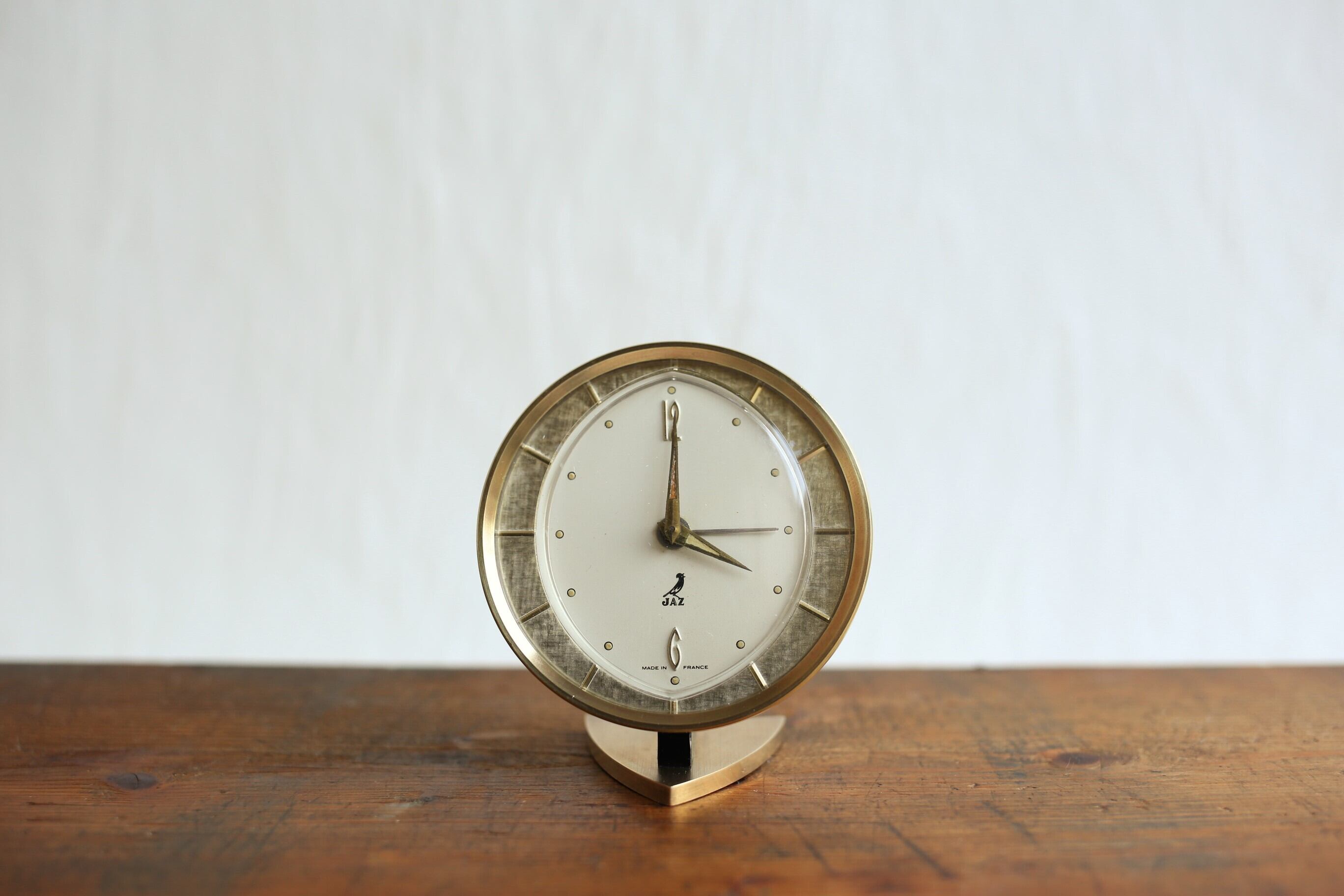 フランス アンティーク ヴィンテージ JAZ 目覚まし時計 『LUNIC』 N-03490
