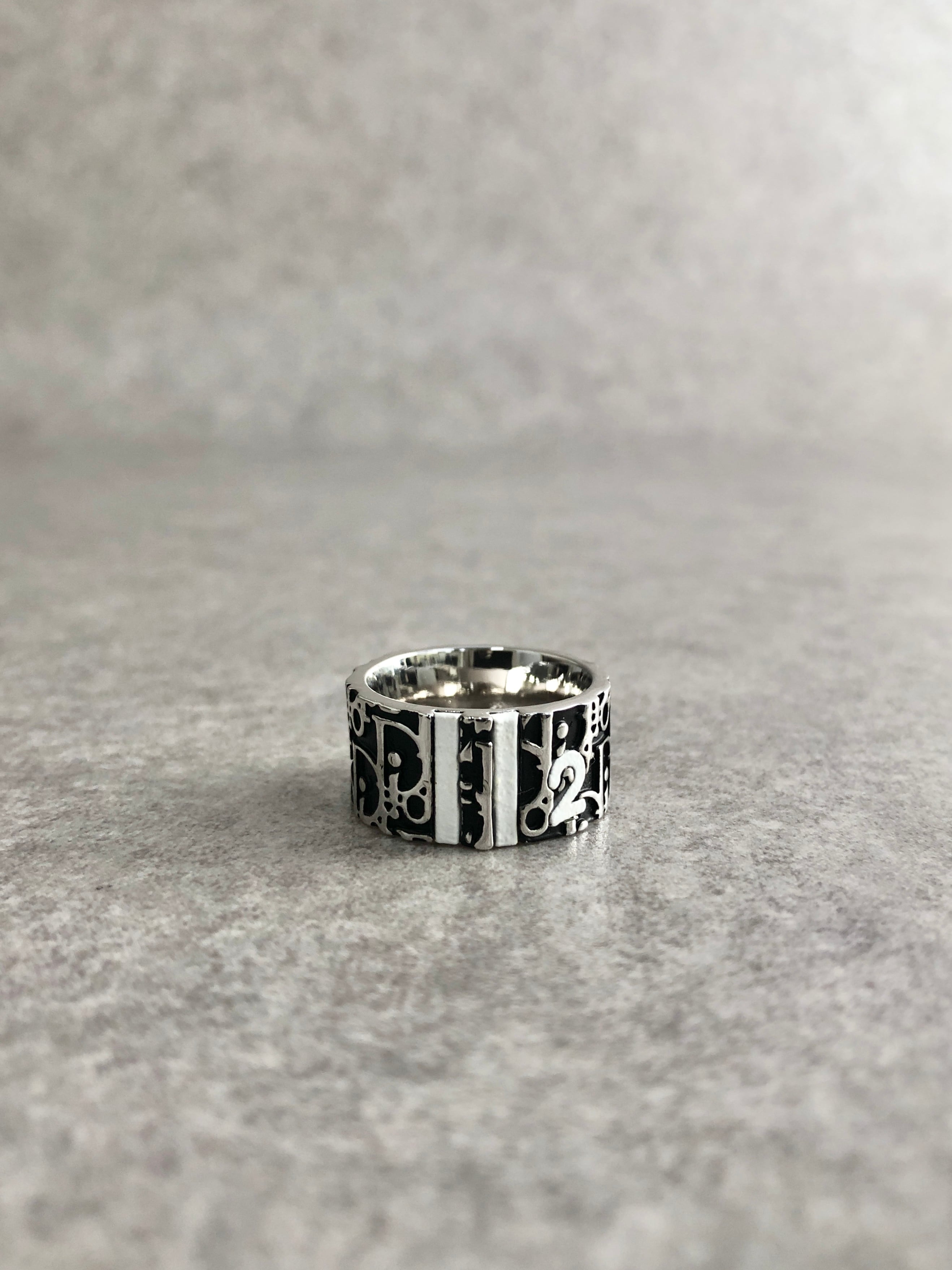 Christian Dior クリスチャン ディオール トロッター 指輪 ブラック