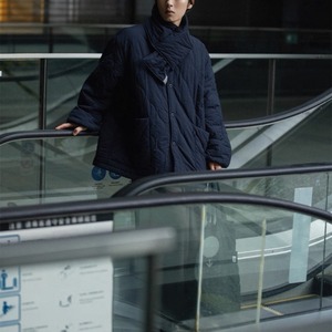 Oversized quilted liner jacket 1213