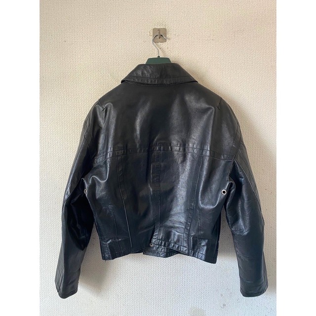 90s 〜 00s DIRK BIKKEMBERGS black leather jacket " short length" | protocol