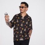 KARYU × ”NEAT”ALOHA COLLABORATION ALOHA SHIRT BLACK