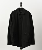 MMMM multi-pocket stretch shirt (BLK) 15030M25