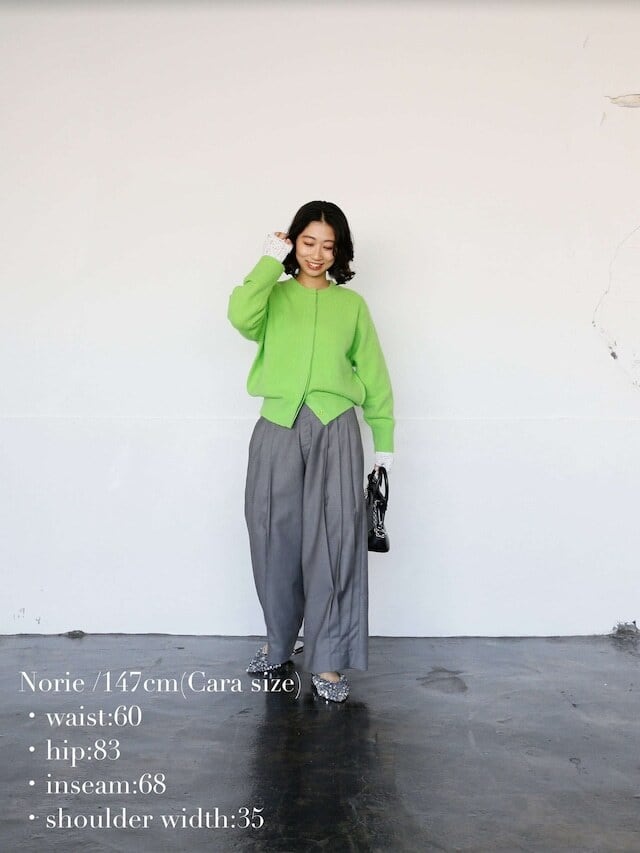 lace sleeve knit cardigan | Katrin TOKYO