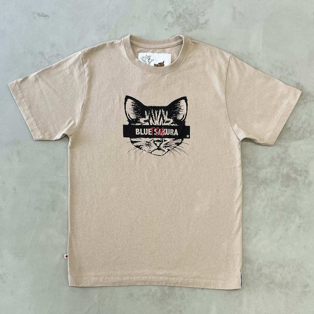 TCB Collaboration T-SHIRT "CAT" / BEIGE