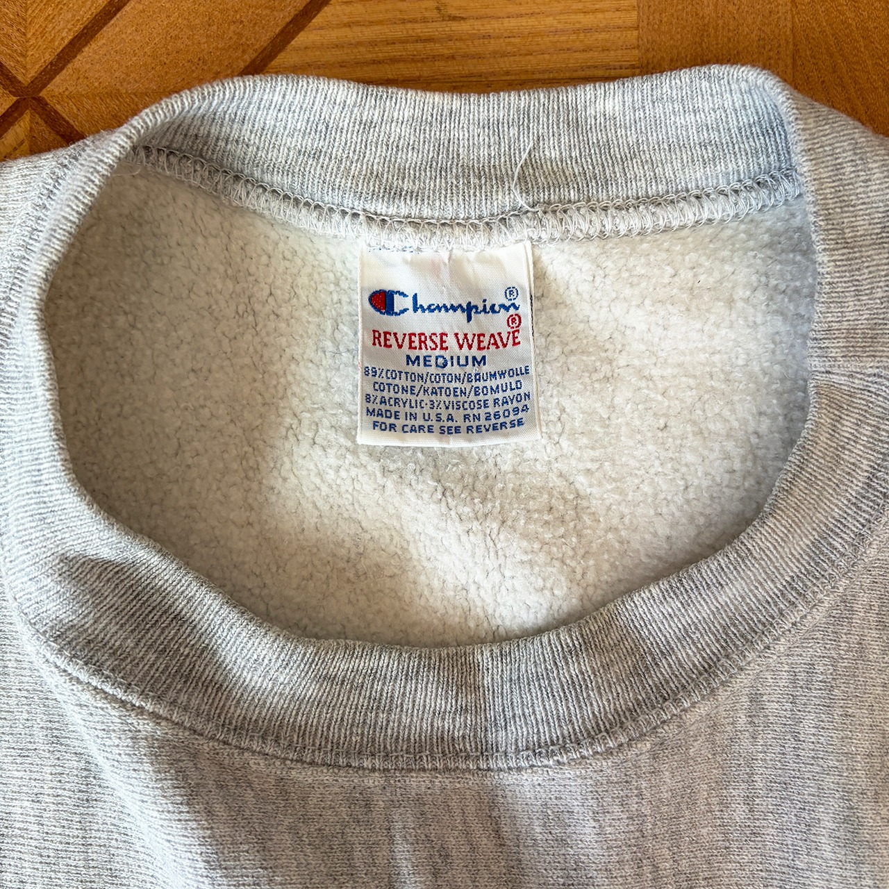 90s Campion Reverse Weave チャンピオン リバースウィーブ Gray M トリコタグ Made in USA 中古極上品