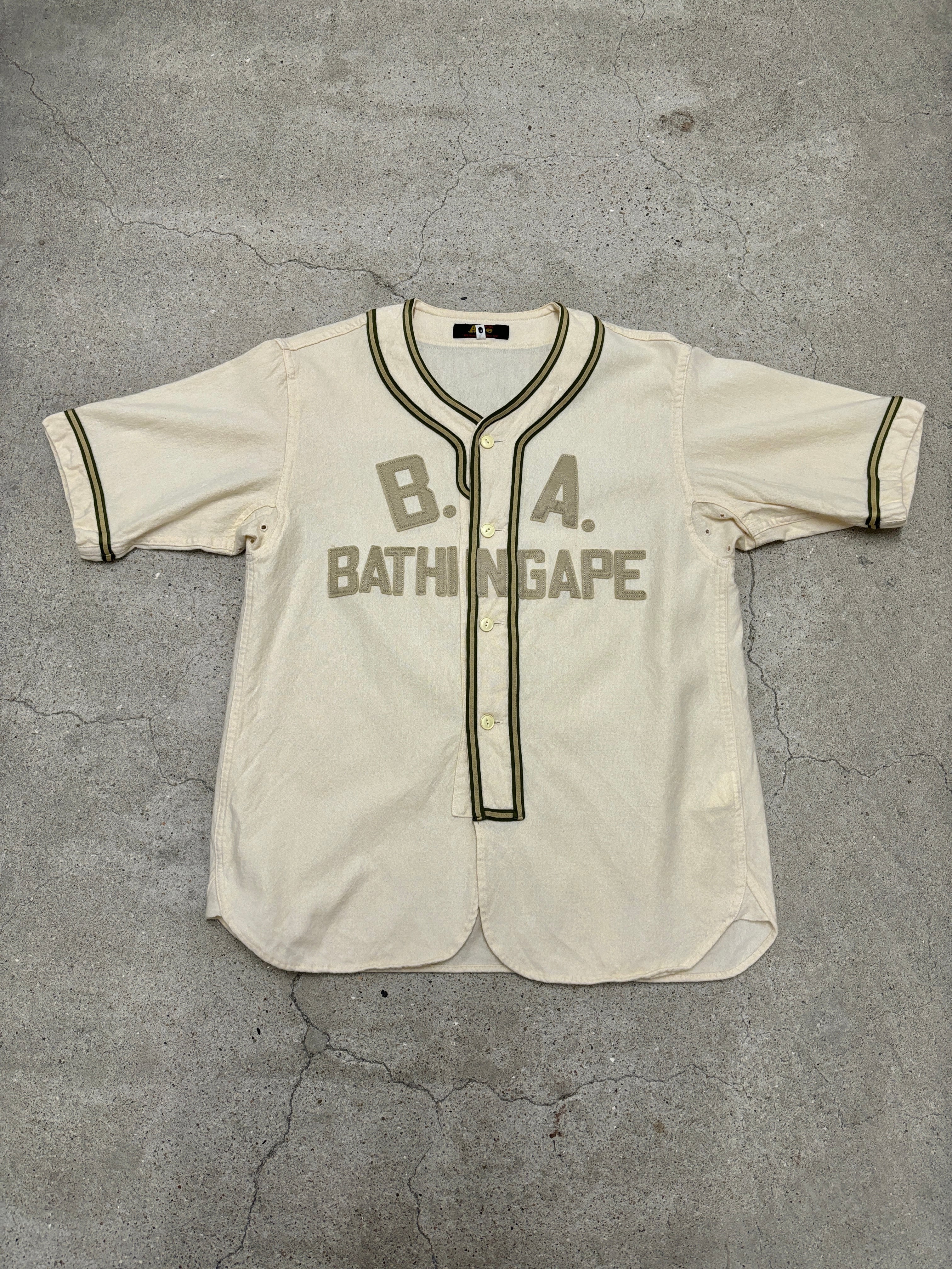 90s Supreme ベースボールシャツグッドイナフBATHING APE