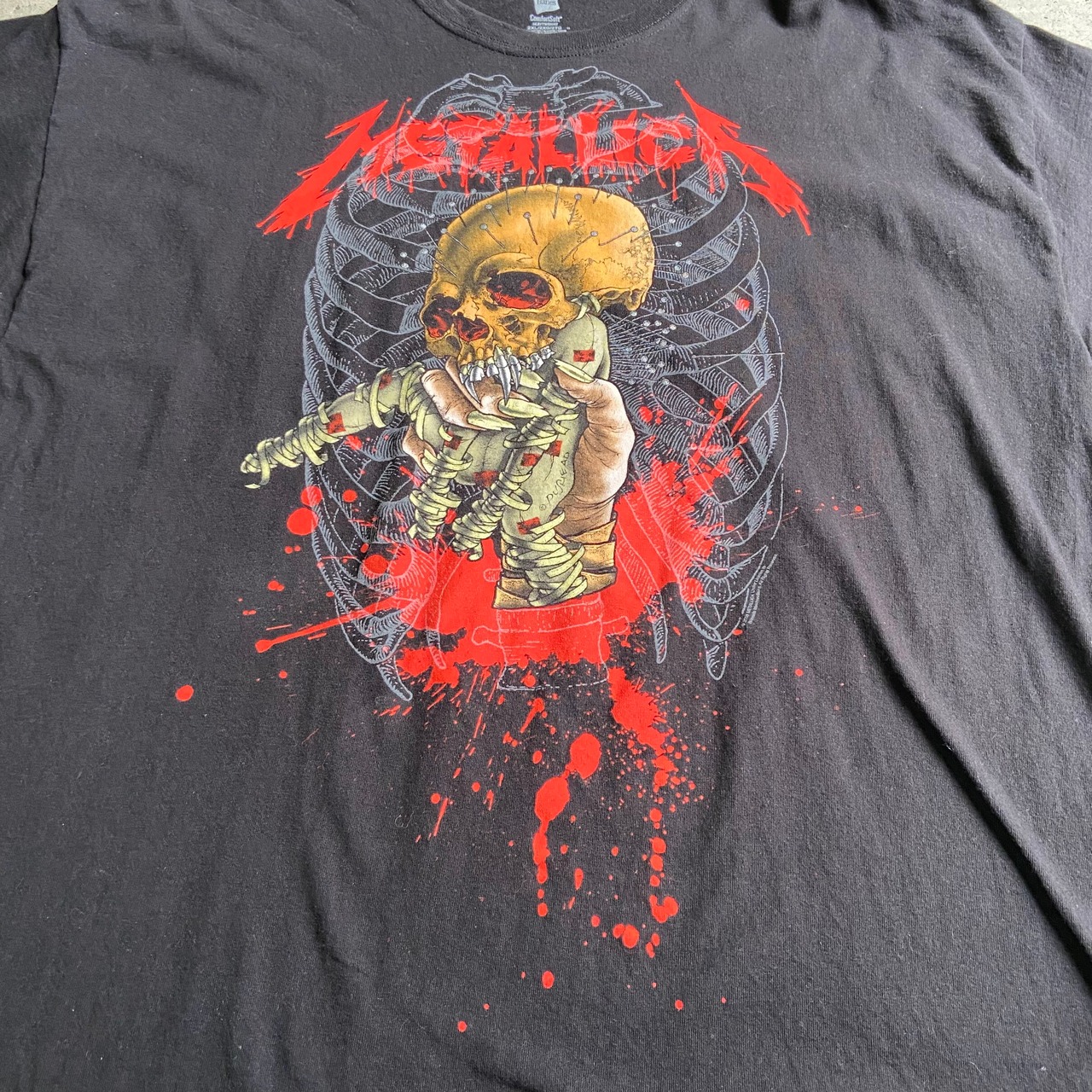 00年代 ビッグサイズ METALLICA メタリカ PUSHEAD スカル バンドT 