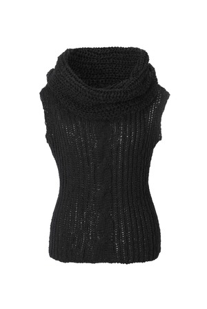 [threetimes] Cable knit turtleneck black 正規品 韓国ブランド 韓国通販 韓国代行 韓国ファッション