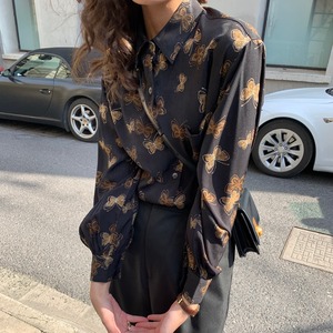 Retro Butterfly Loose Shirt