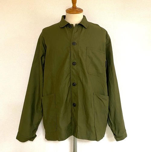 「泉州」Military Back Satin Coverall Jacket　Khaki