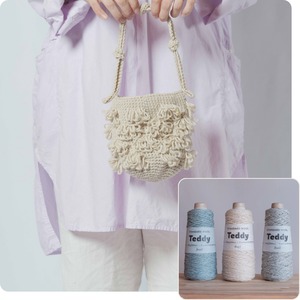 リング編みのにょろにょろＢａｇ｜uzu. さんコラボキット