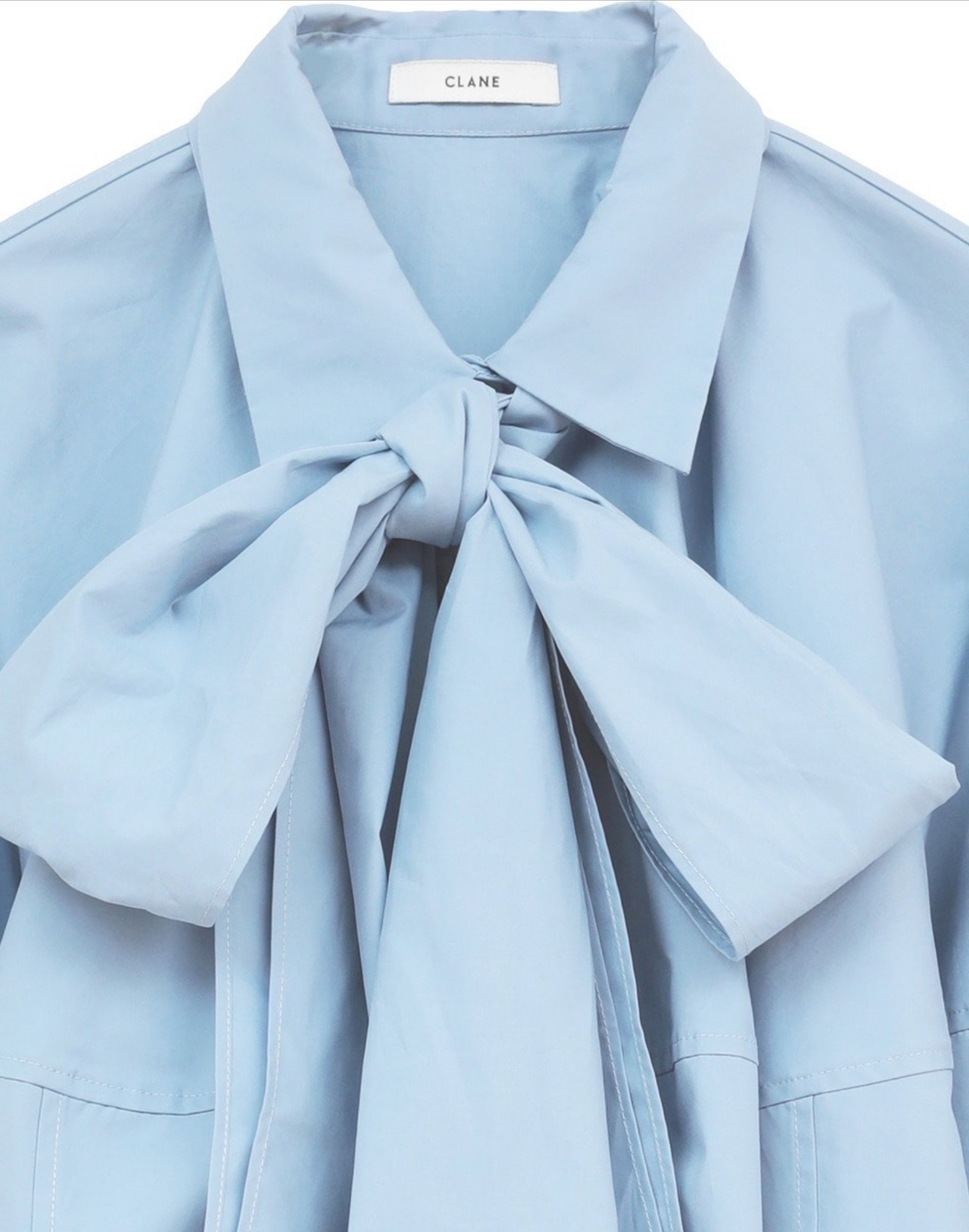 CLANE RIBBON TIED COMPACT SHIRTS
