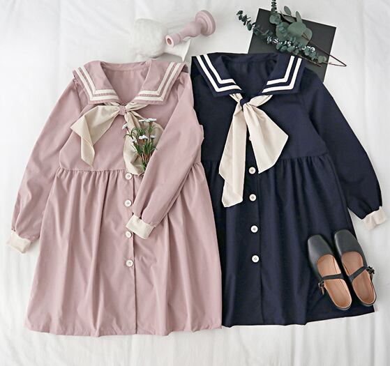 韓国ファッション ワンピース 長袖 レディース セーラー服 ロリータ ゆめかわいい 双子コーデ オルチャン 秋冬 Tb 566 毒いちご 韓国 ファッション 韓国ファッション ワンピース 長袖 レディース セーラー服 ロリータ ゆめかわいい 双子コーデ オルチャン 秋冬 Tb 566 毒いちご 韓国 ファッション