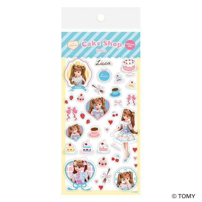 リカちゃん Oshigoto Licca 透明シールシート ケーキショップ | てんく