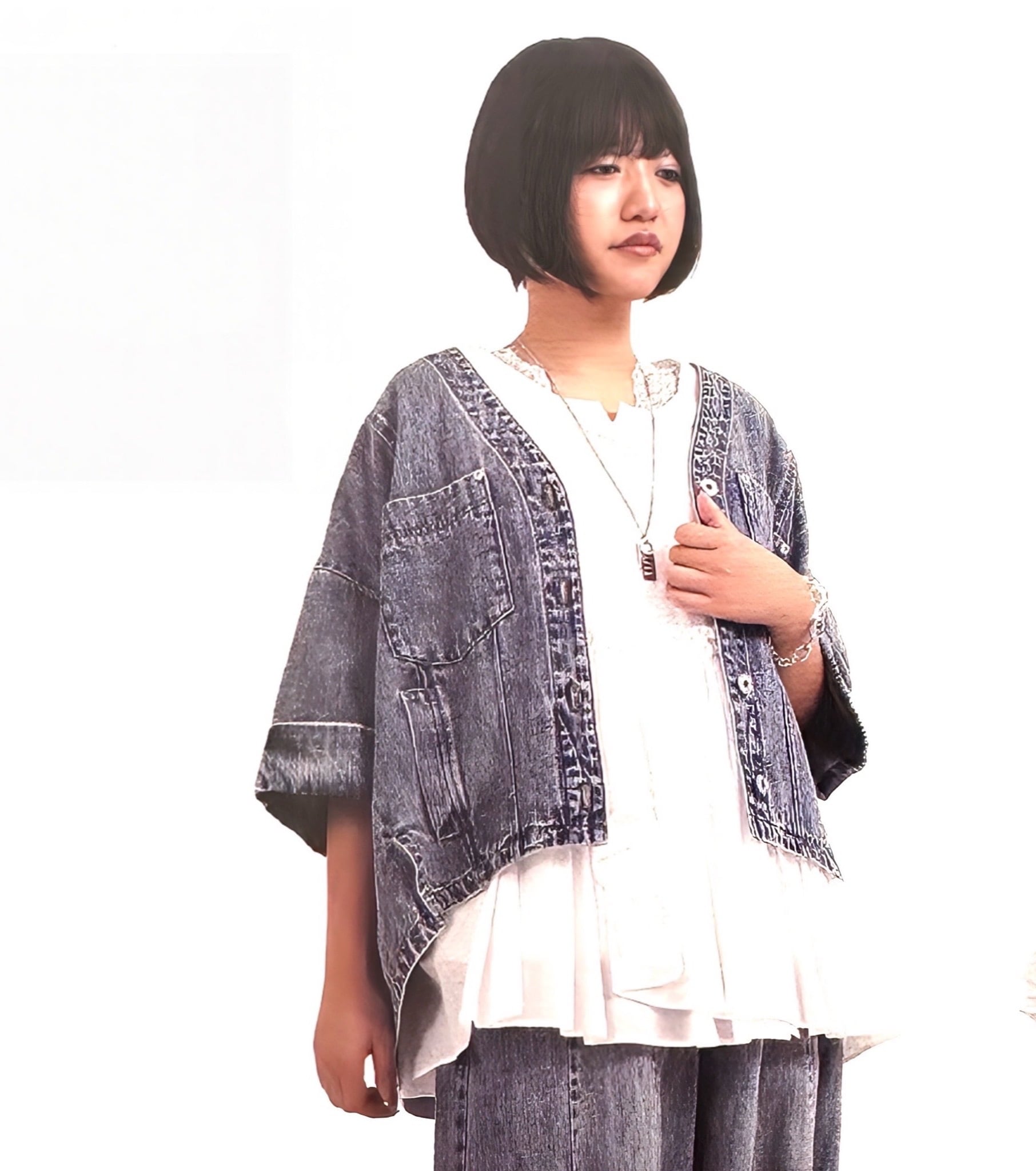 ayane アヤン 麻混デニムジャケット 826501 | Select Shop kotojiya