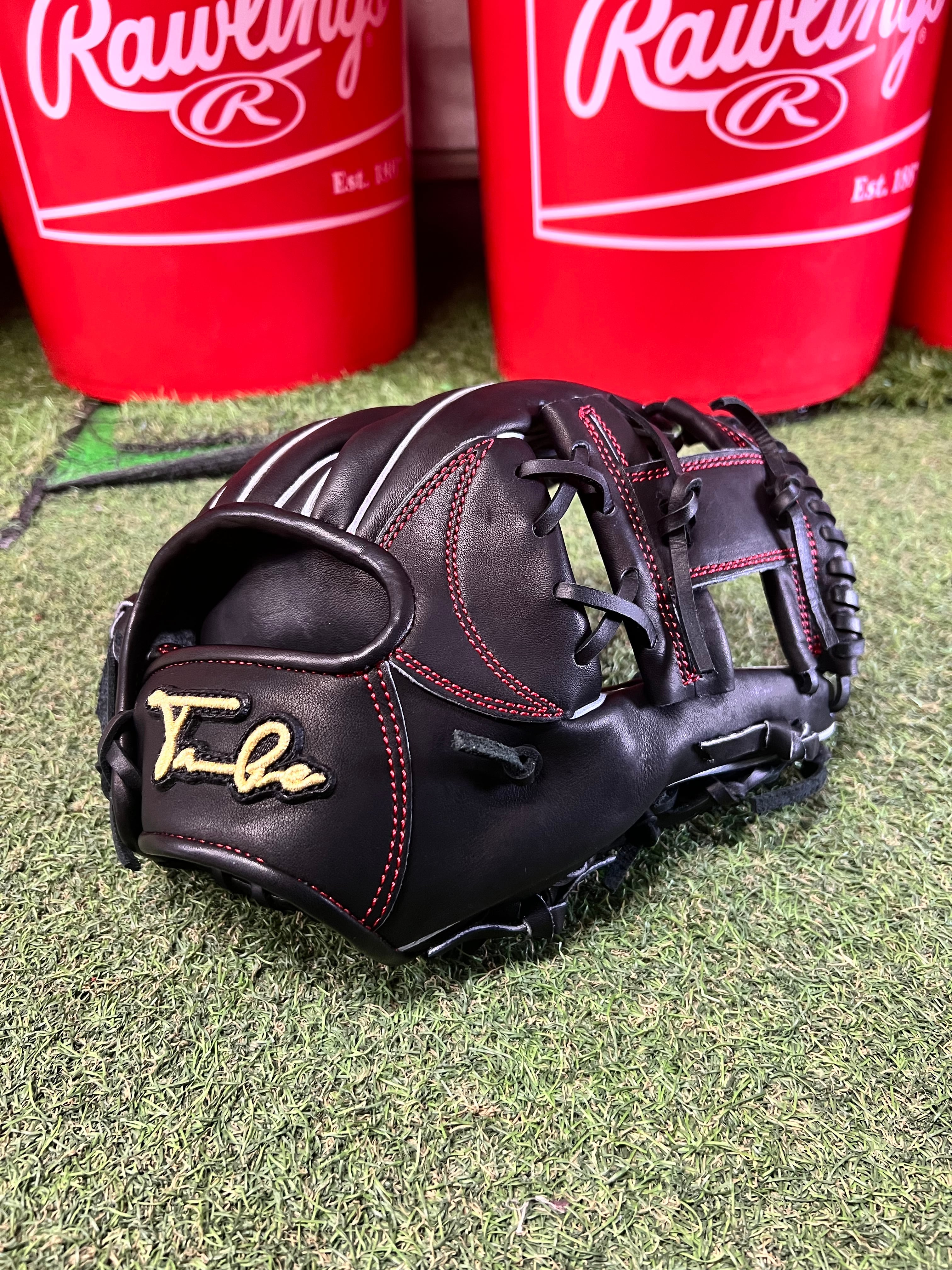 ミズノプロ店舗オリジナル硬式投手用 田中将大モデル型付け済み(ウェブ