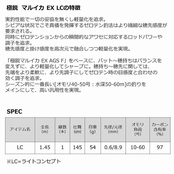 極鋭マルイカＥＸ ＬＣ | toukaiturigu